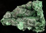 Silky Fibrous Malachite Crystal Cluster - Congo #45339-1